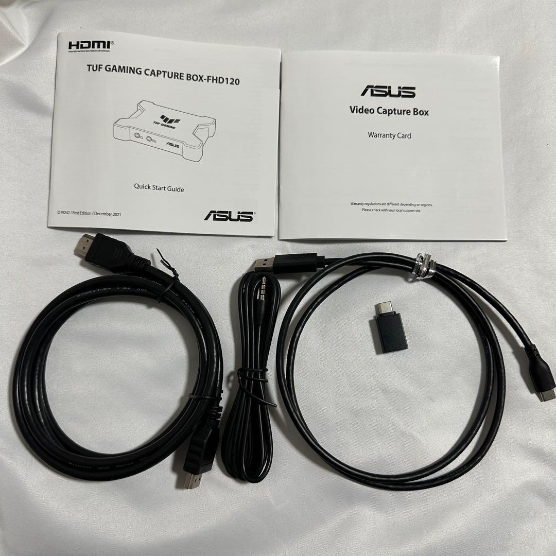 ビデオキャプチャー・キャプチャーボード ASUS TUF GAMING Capture Box-FHD120