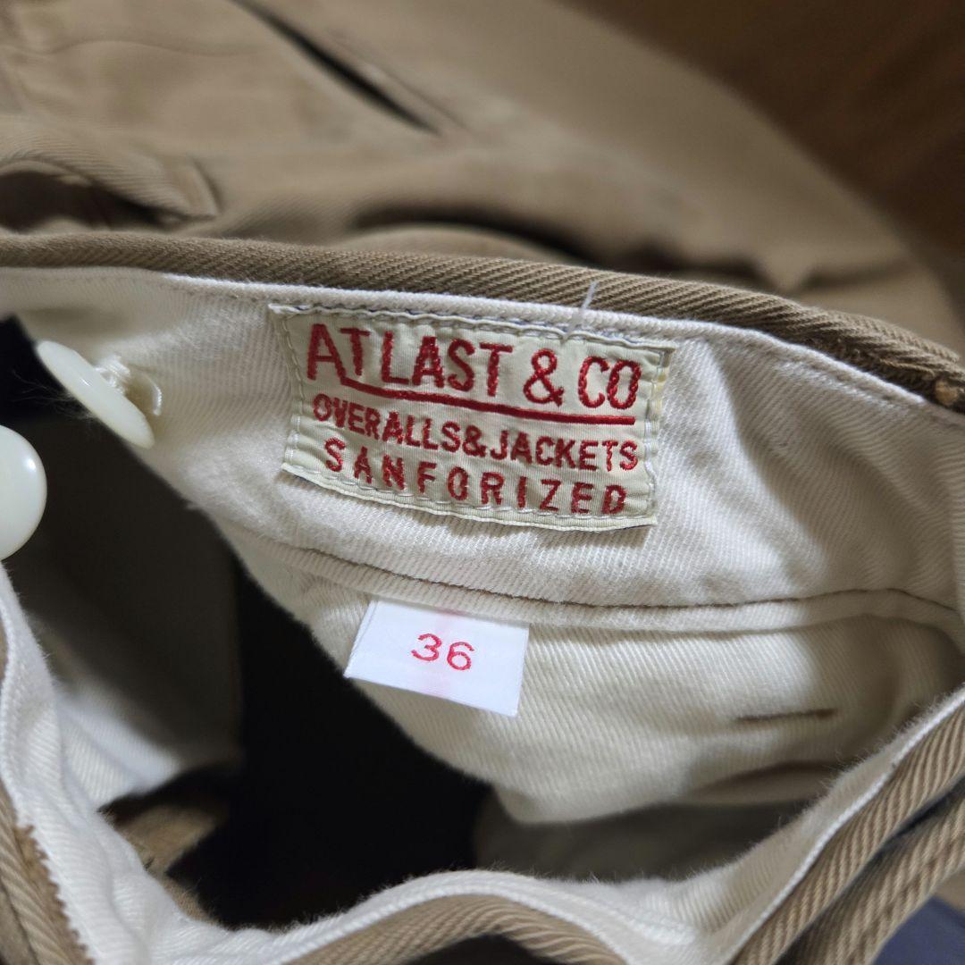 ATLAST＆CO チノパン ツイル トラウザー