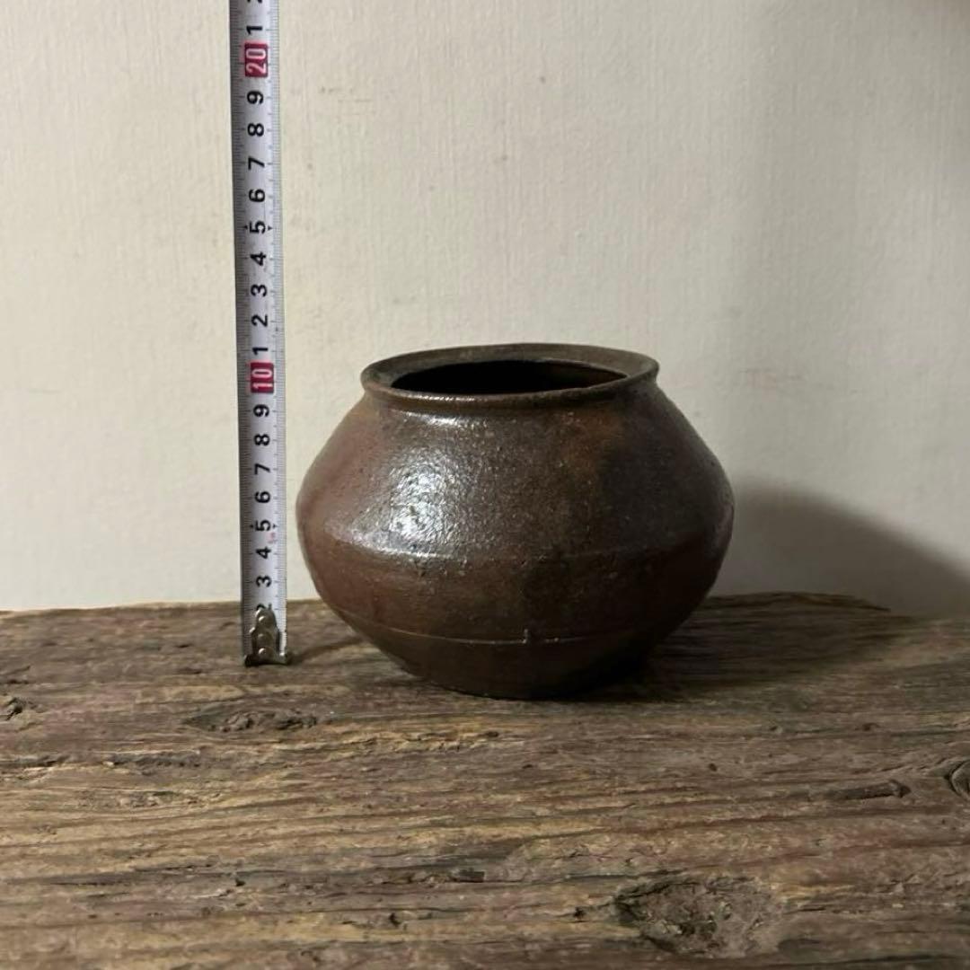 李朝　壺　オンギ 韓国アンティーク　その23検：骨董アンティーク.花器.白洲正子