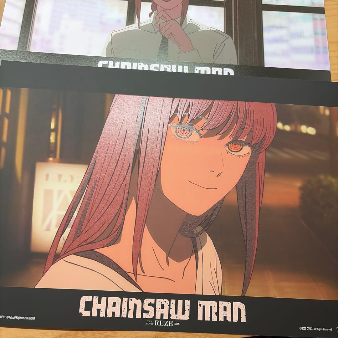 チェンソーマン　台湾限定　マキマ　夜光/香り レゼ　夜光/香り　A3ポスター