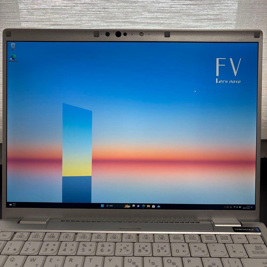 美品レッツノート CF-FV1 Windows11/11世代i5/2K/16GB