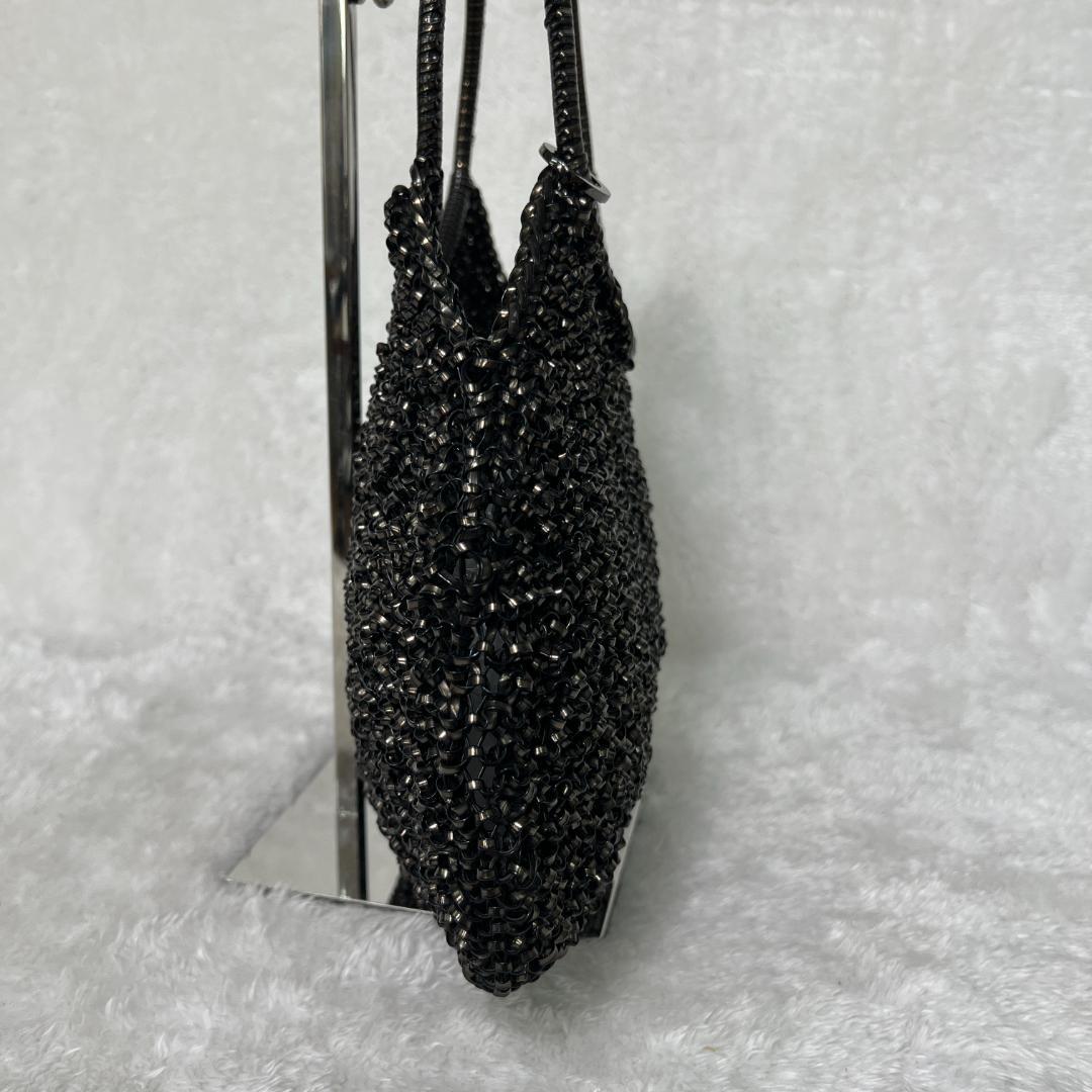 《希少》アンテプリマ ワイヤーバッグ メタリックブラック