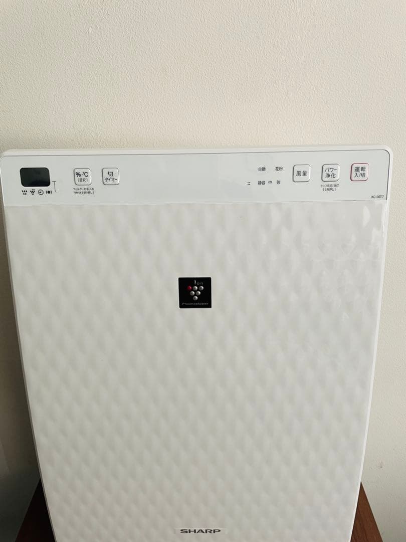 シャープ 加湿空気清浄機 KC-30T7-W 2021年製 クリーニング済　美品