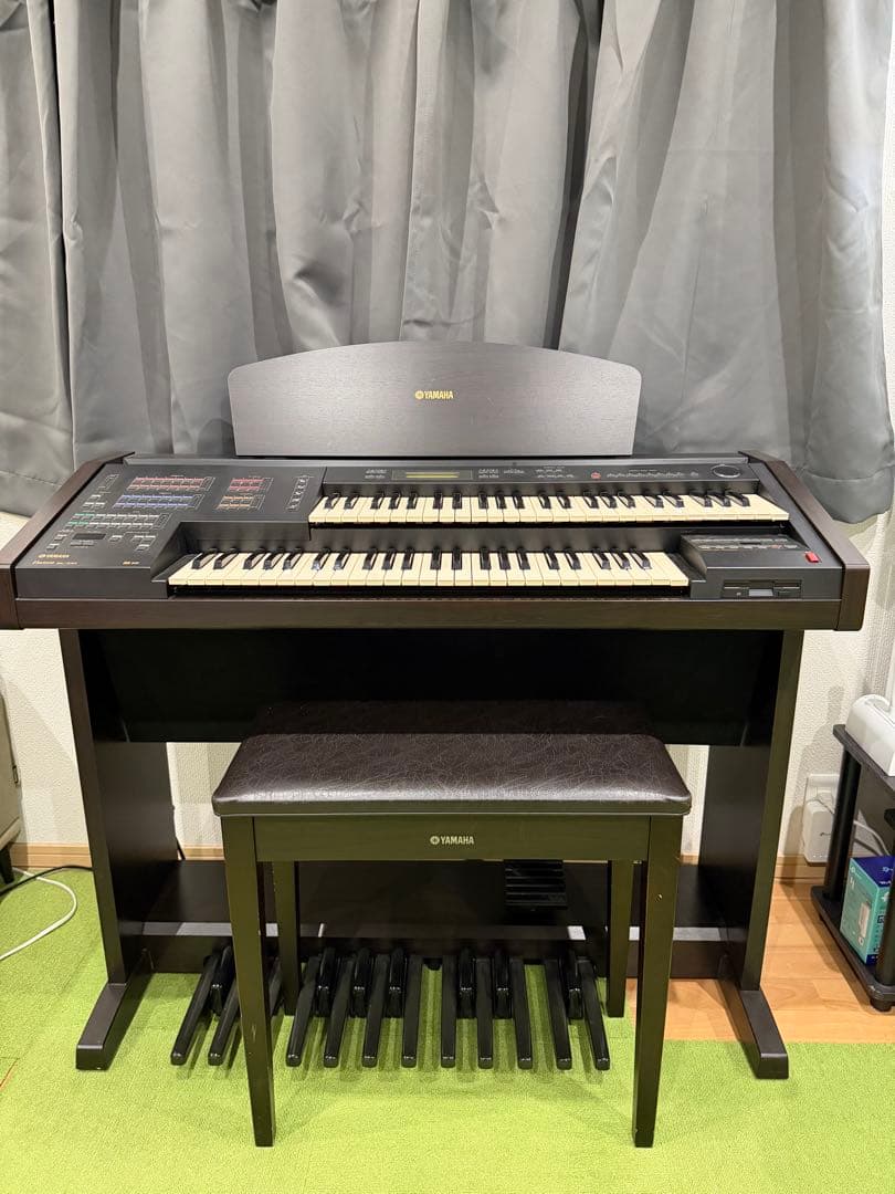 YAMAHAエレクトーンEL-100鍵盤カバー、椅子付　　引取り希望