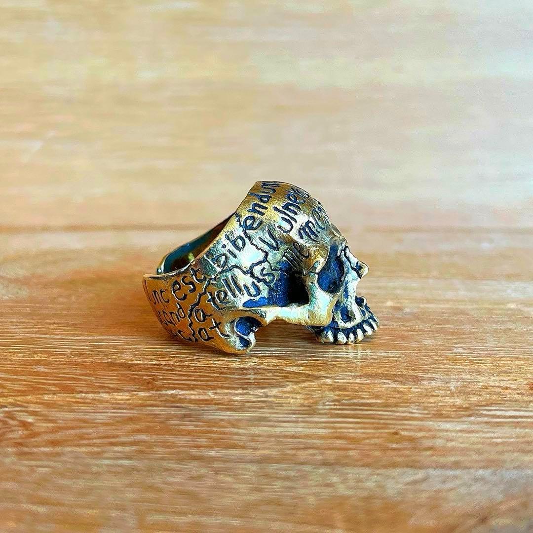 呪具屋 ジュグヤ メメントモリ スカル リング 約17号位