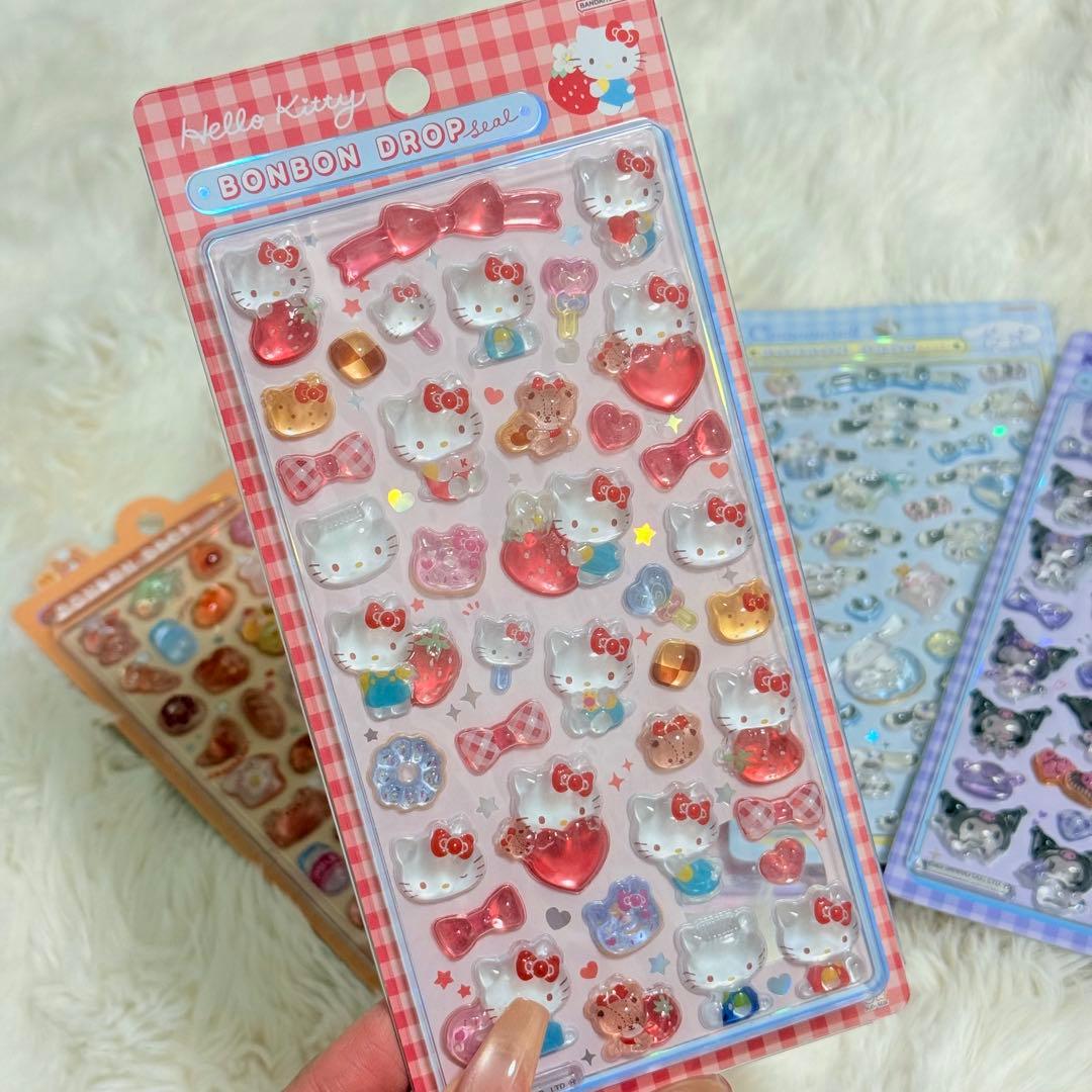 ボンボンドロップ シール ウォーターシール おはじきシール