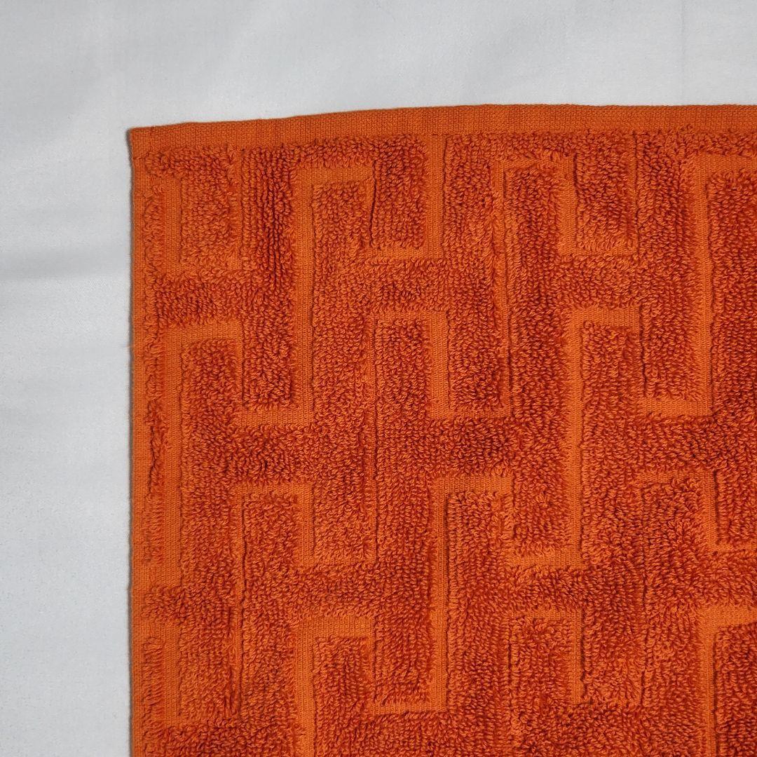 未使用品★HERMES★ タオル バスタオル ステアーズ 綿100％ オレンジ.