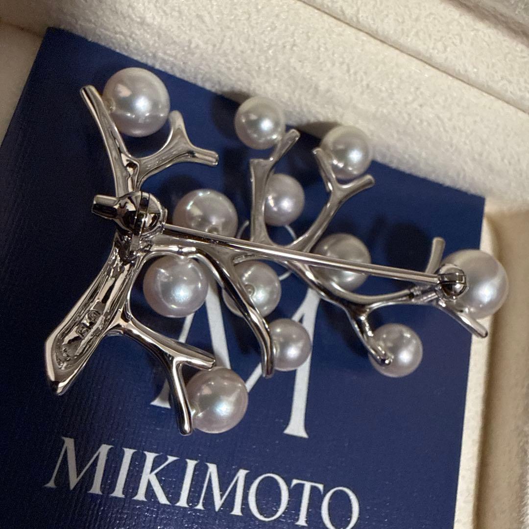 【美品】ブローチ　ミキモト　パール