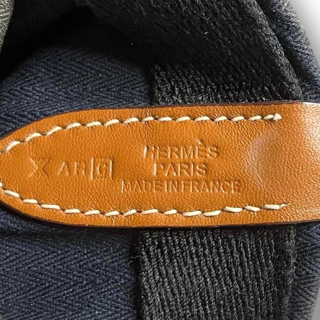 良品 HERMES エルメス ロゴ キャバリエ 2WAY バッグ Vintage