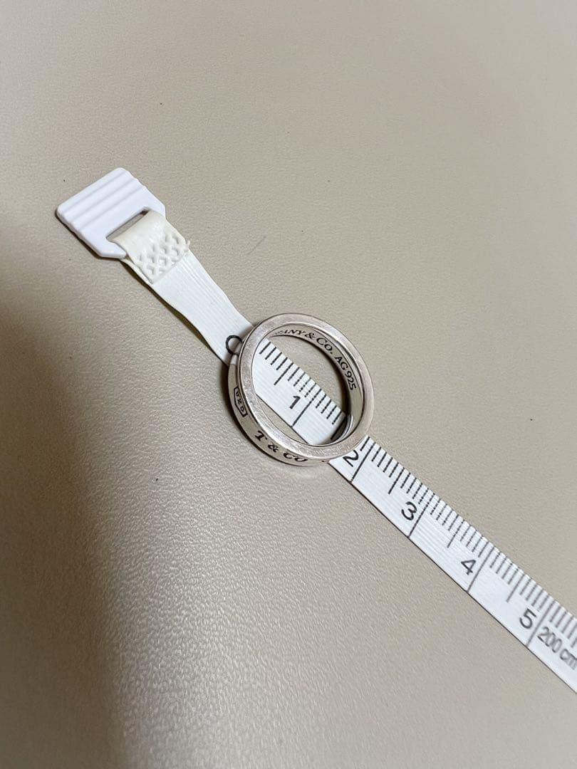 ティファニー 1837 ナロー リング シルバー925 約9号 保存袋付き