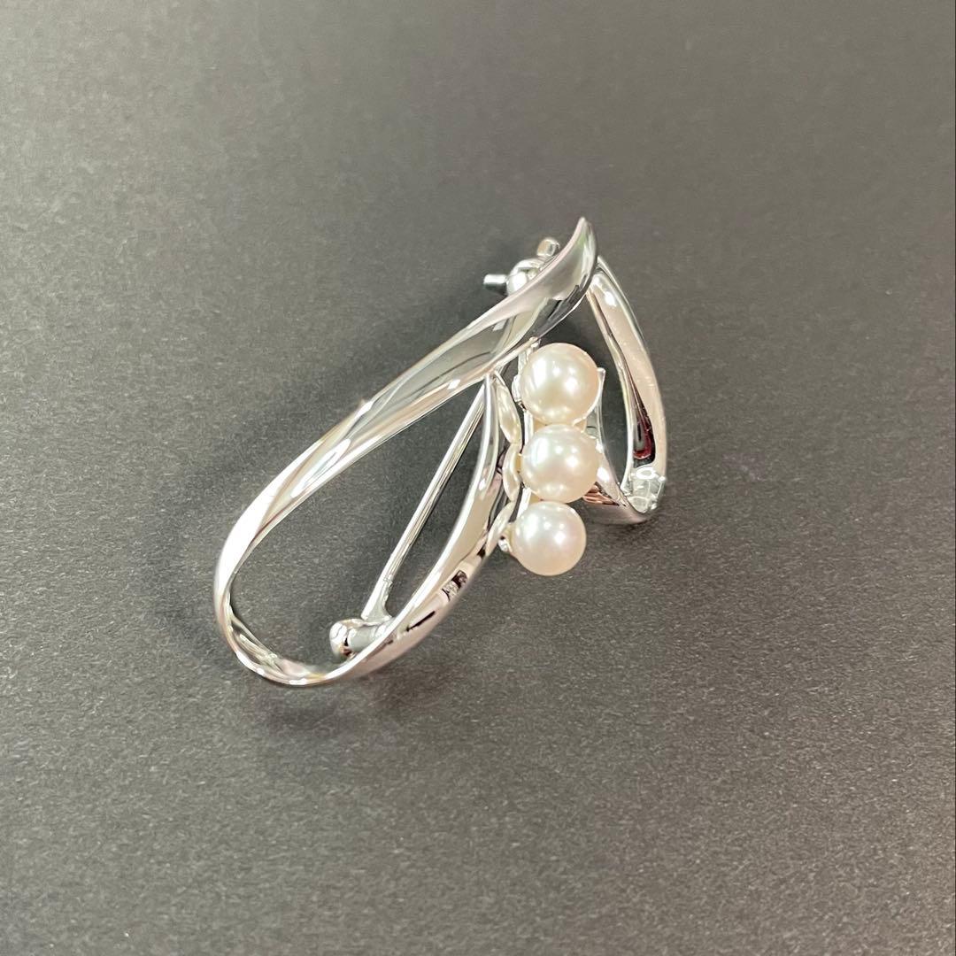 お*ん様 ミキモト　ブローチ　あこや真珠　本真珠　パールブローチ　入学式　卒業式