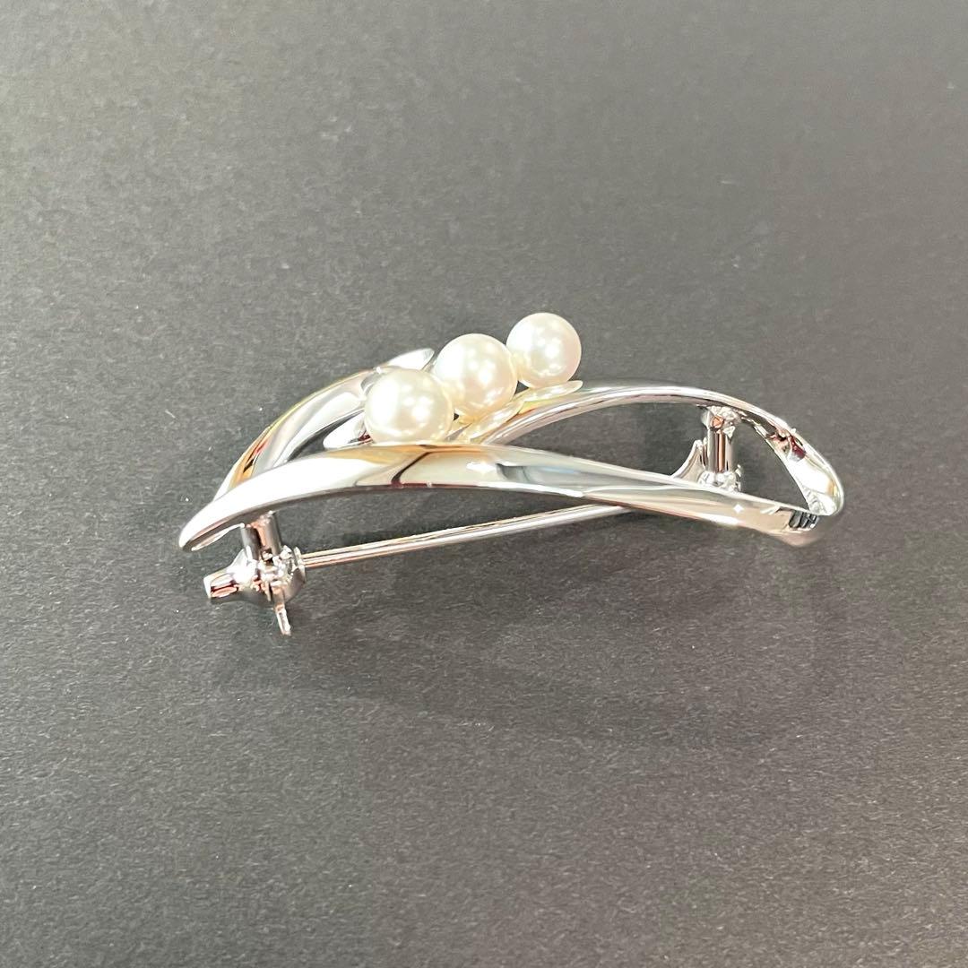 お*ん様 ミキモト　ブローチ　あこや真珠　本真珠　パールブローチ　入学式　卒業式