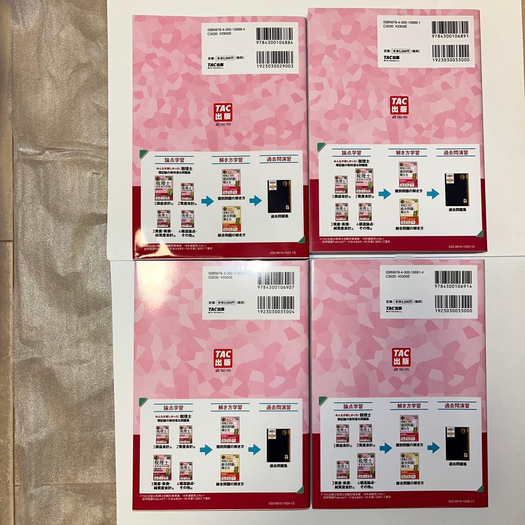 2024年度版 みんなが欲しかった!税理士 教科書&問題集 1〜4