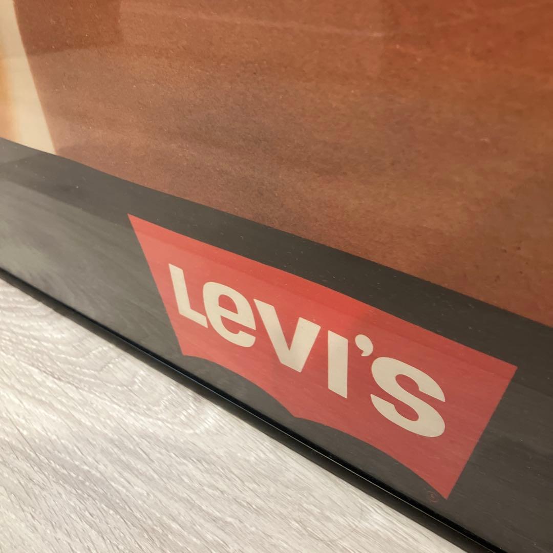 Levi's リーバイス　ポスター　大判　70s ビンテージ　額縁入り　ヒップ