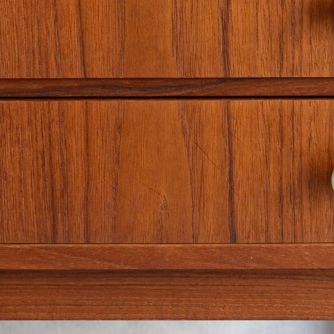 デンマーク 北欧ヴィンテージ チーク３段 スモールチェスト 北欧家具 オイル仕上