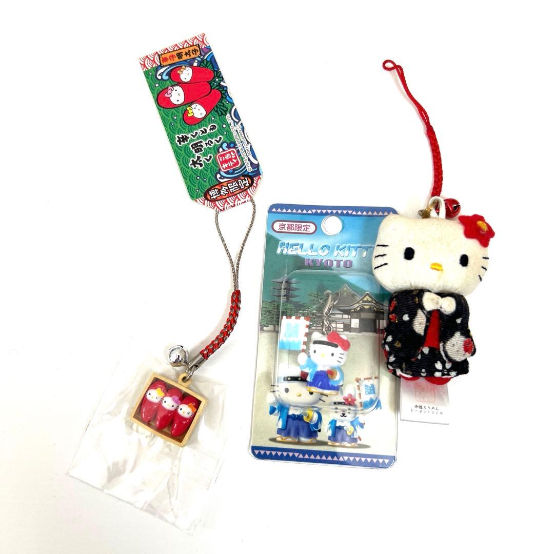 サンリオ　ハローキティ　ご当地　根付け　ストラップ　まとめ売り　合計131個