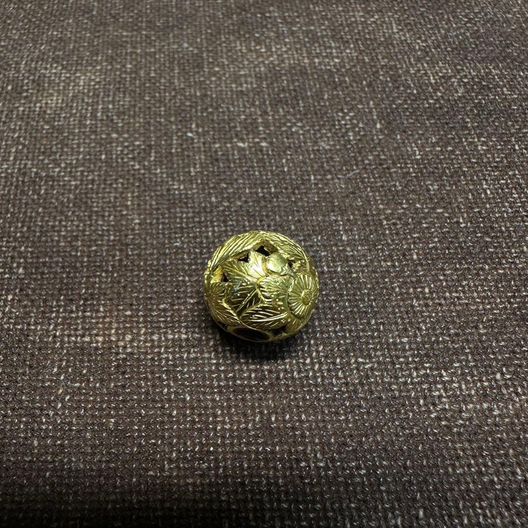 金緒締　緒締　玉　金工　工芸品　江戸　骨董古美術