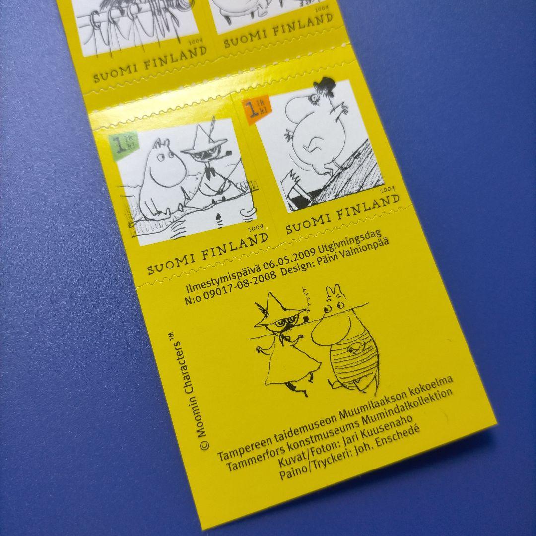 4296 外国切手 【大人気】フィンランド 2009年 ムーミン 切手帳