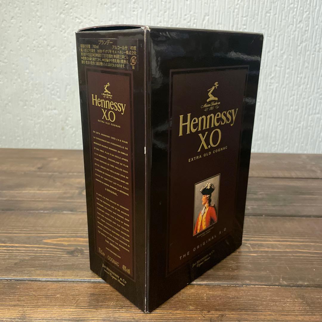 Hennessy ヘネシー XO 黒キャップ ブランデー コニャック DH0