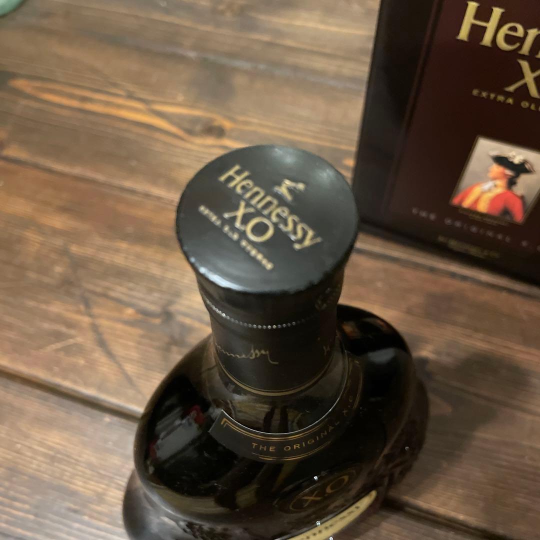 Hennessy ヘネシー XO 黒キャップ ブランデー コニャック DH0