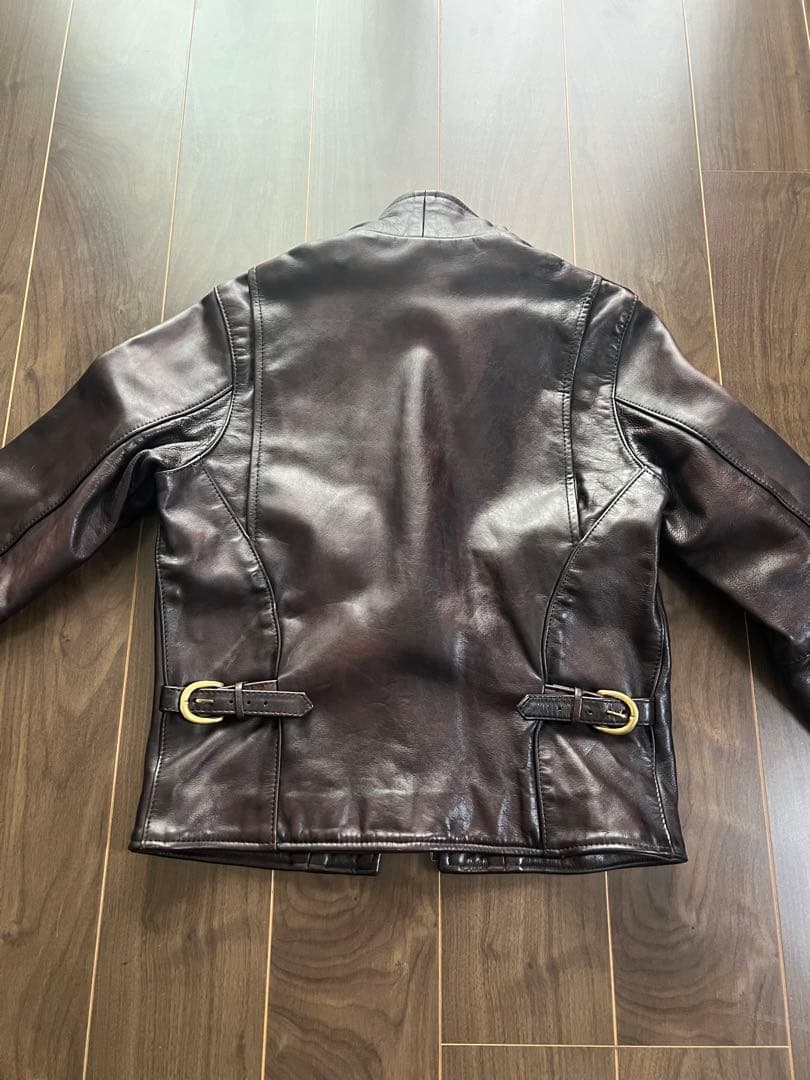 おざVANSON バンソン レザー ライダースジャケット エンフィールド