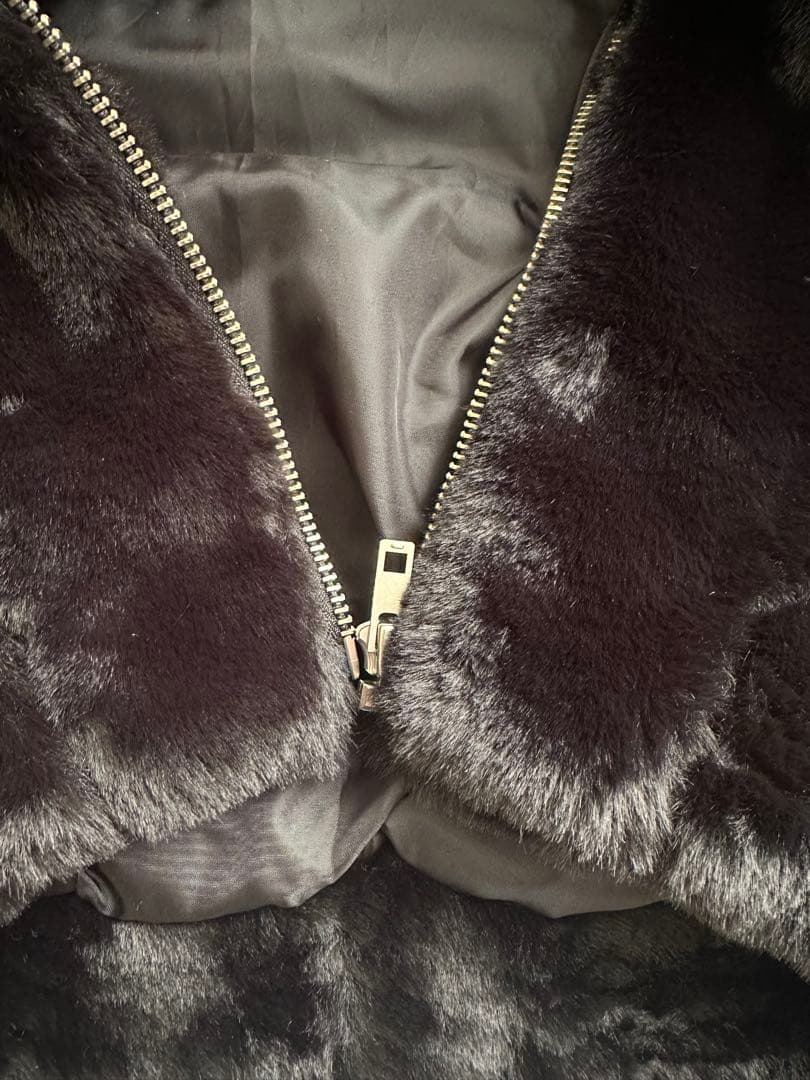 ジャケット・アウター BUDSPOOL CLASSIC LOGO FAUX FUR JACKET