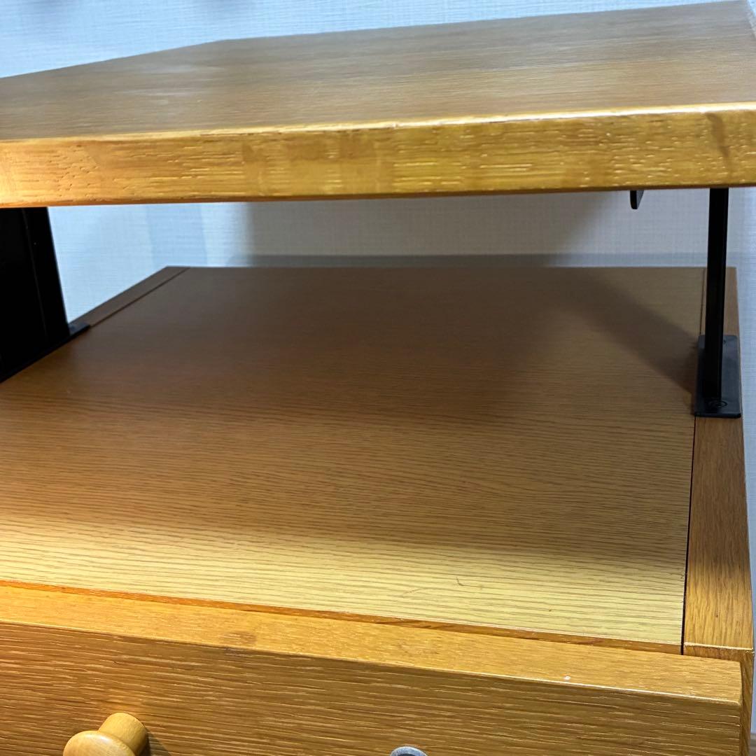 【カリモク karimoku】デスクワゴン 鍵付き 学習机 サイドチェスト