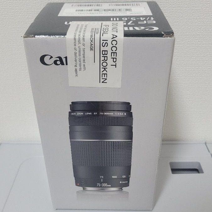 新品 未開封 Canon EFレンズ EF75-300mm F4-5.6 III
