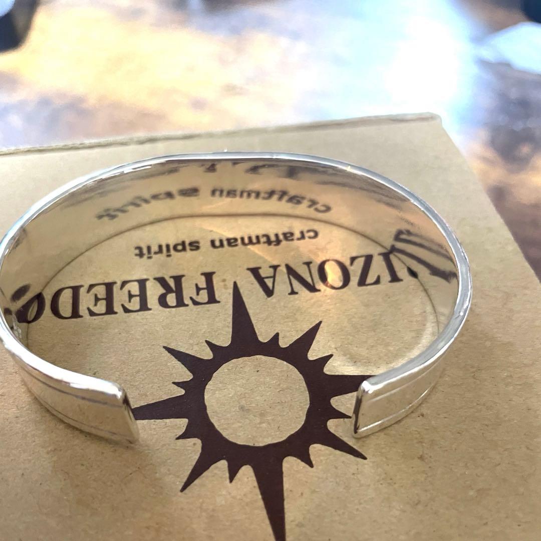 オマル　美品　アリゾナフリーダム バングル　12mm k18 大太陽神　金