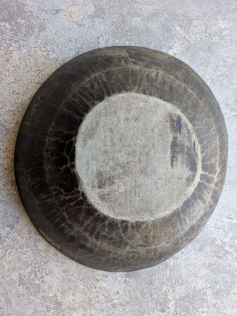 アンティーク 古道具 木製 ボウル こね鉢 生地鉢 ねり鉢 木鉢 民芸 器