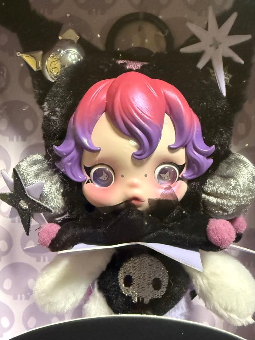 スカルパンダ×マイメロ&クロミぬいぐるみペンダント2個セット正規品