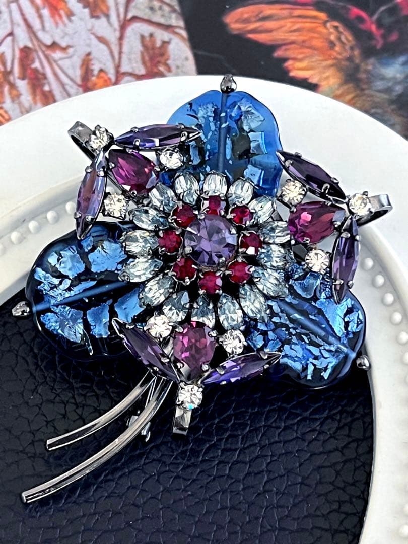 ひろみん様希少！ヨーロッパ 2wayヴィンテージブローチ9539