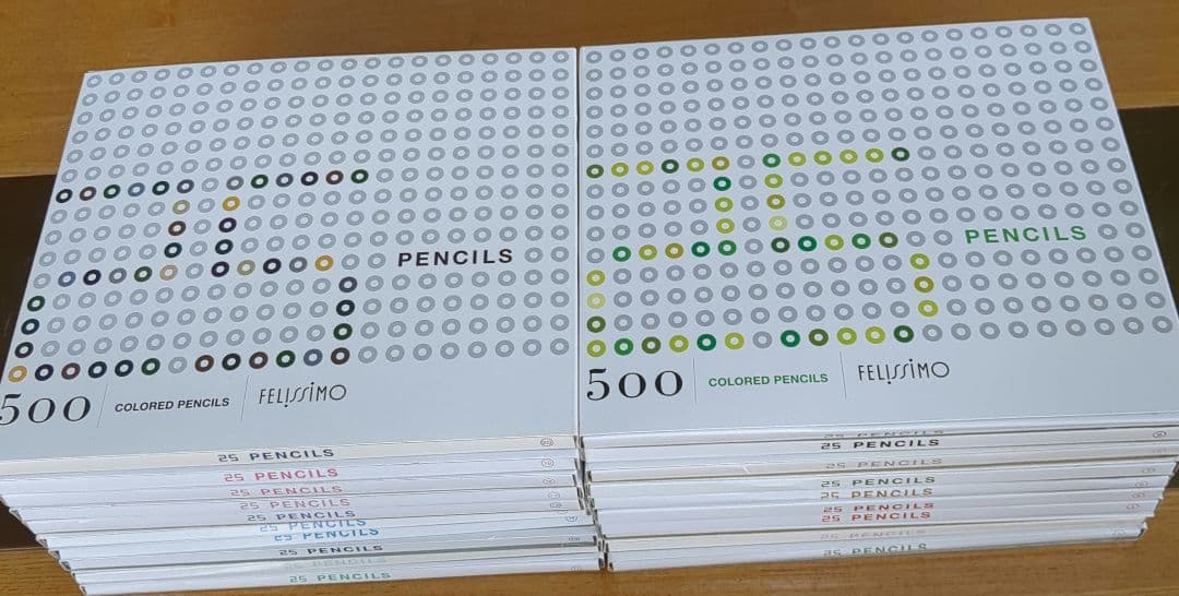 FELISSIMO　色鉛筆500本セット