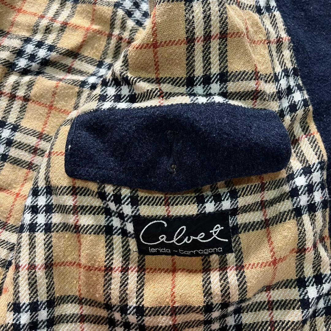 80s Burberrys ウール ボンバージャケット ネイビー ヴィンテージ