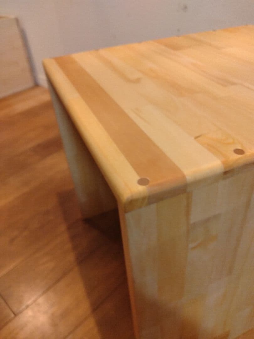 木製　ハンドメイド　オーダー　コの字　キヌカ　踏み台　スツール　ベンチ　水槽台