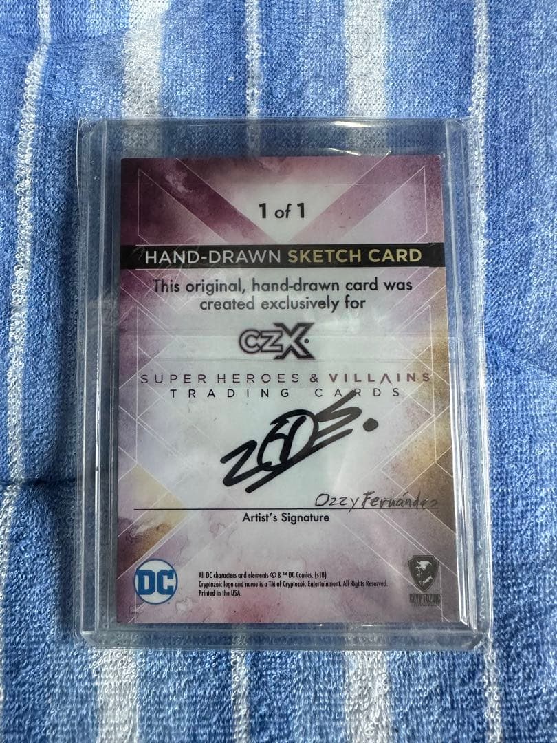 cryptozoic czx Ozzy Fernandez スケッチカード