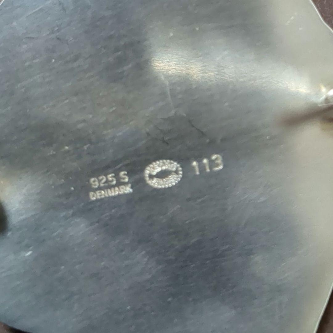 【美品】ヴィンテージ 廃盤 ジョージジェンセン 925S ブローチ #113