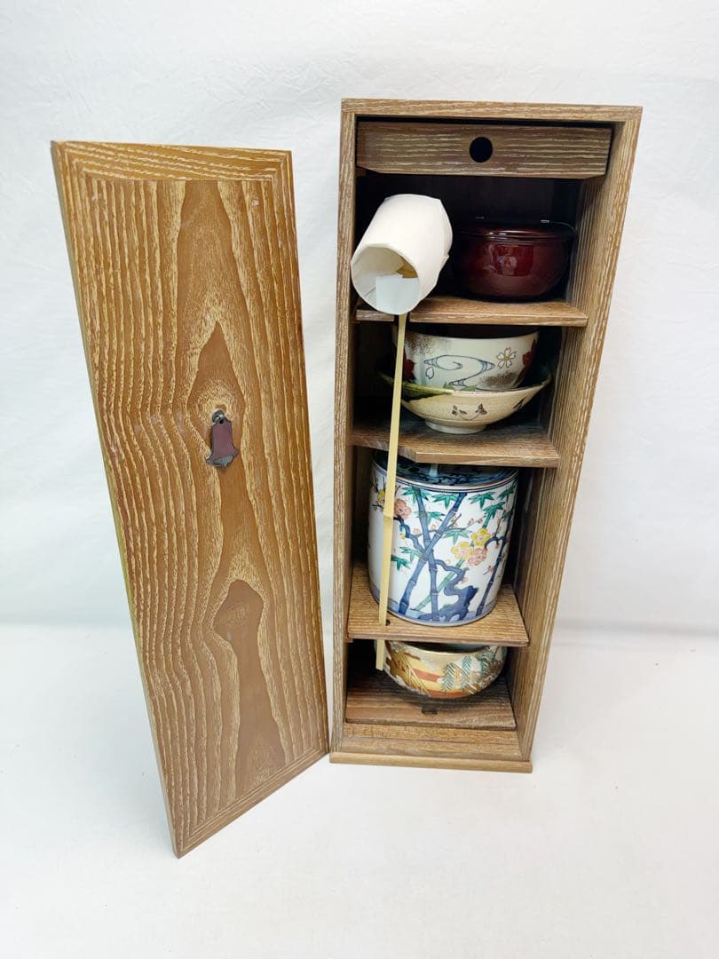 未使用 茶道具 桑 短册箱 茶箱 茶道具一式 十二点セット 野点