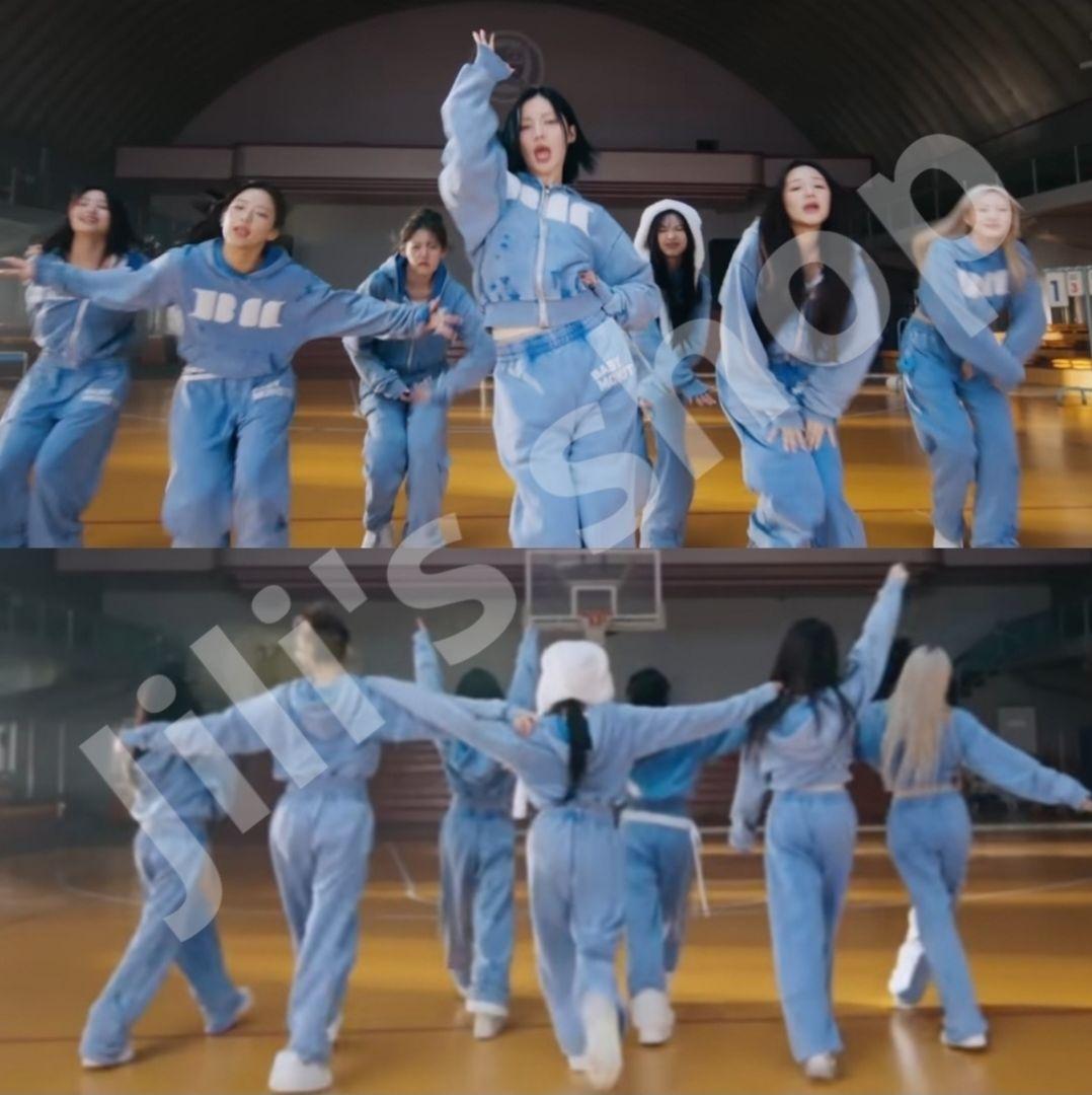 BABYMONSTER ベビモン スウェットセットアップ スカイブルー