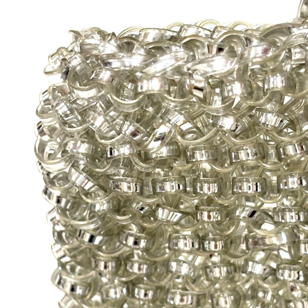 ANTEPRIMA アンテプリマ　ワイヤーバッグ　2WAY シルバー　スクエア