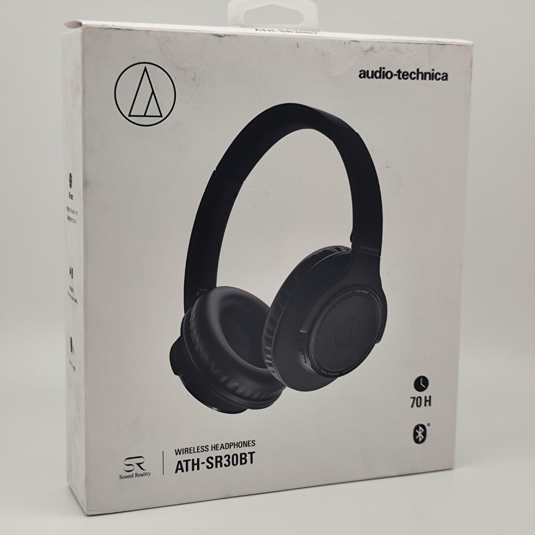オーディオテクニカ ATH-SR30BT BK ワイヤレスヘッドホン 密閉型