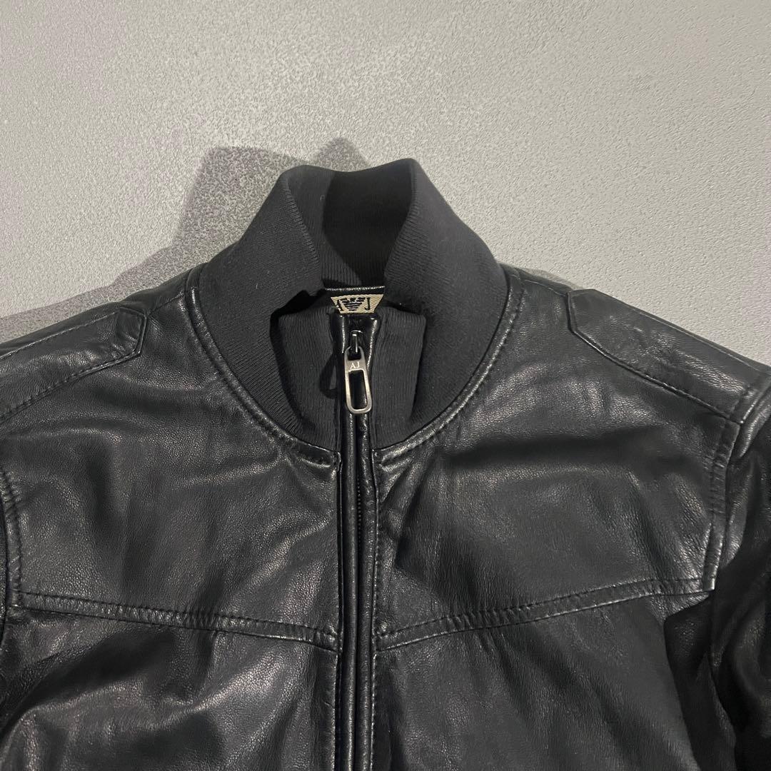 ジャケット・アウター Archive ARMANI JEANS leather jacket