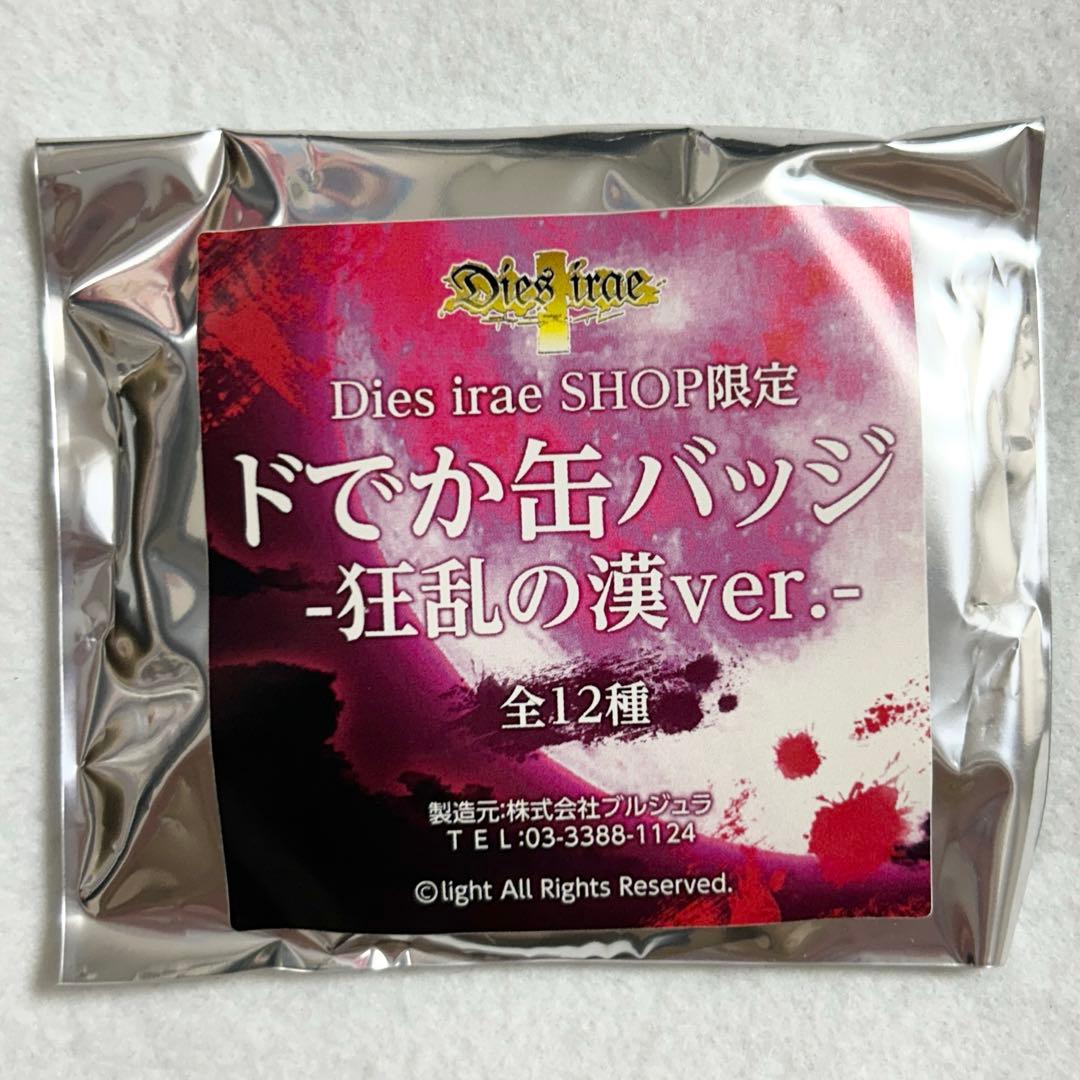 【10点セット】 Dies irae 狂乱の漢 限定 ドでか 缶バッジ