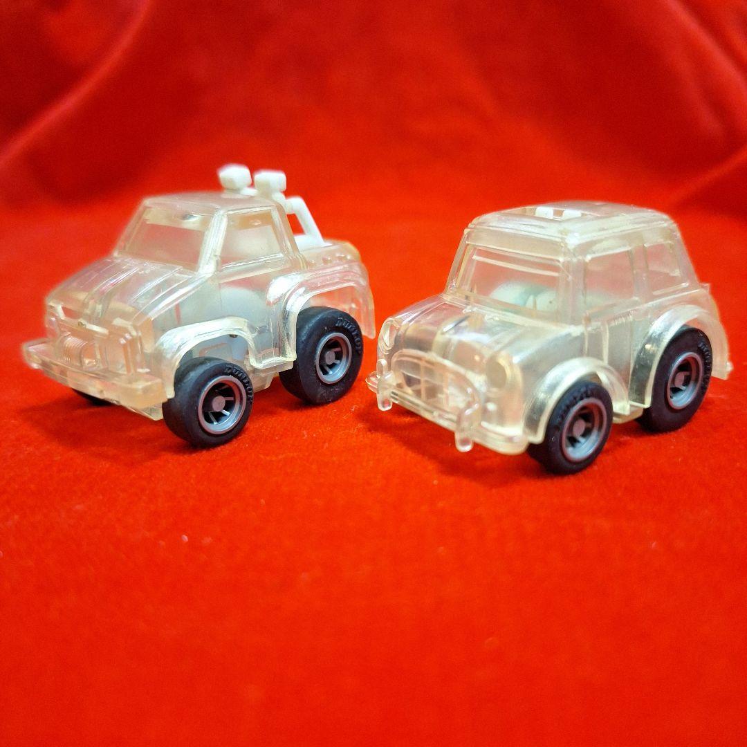 当時物 透明 スケスケ クリア チョロQ A品番 2台セット 銀座キンタロウ