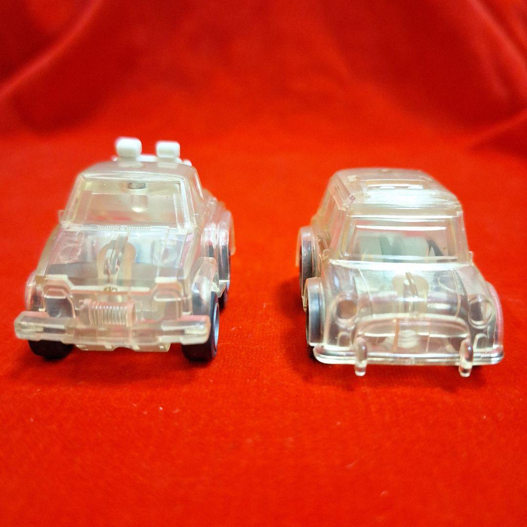 当時物 透明 スケスケ クリア チョロQ A品番 2台セット 銀座キンタロウ