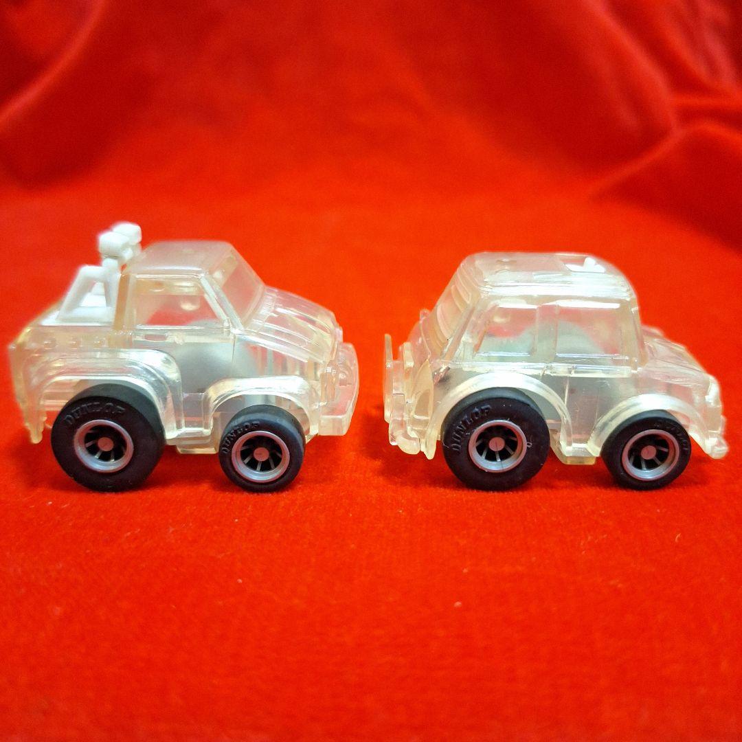 当時物 透明 スケスケ クリア チョロQ A品番 2台セット 銀座キンタロウ