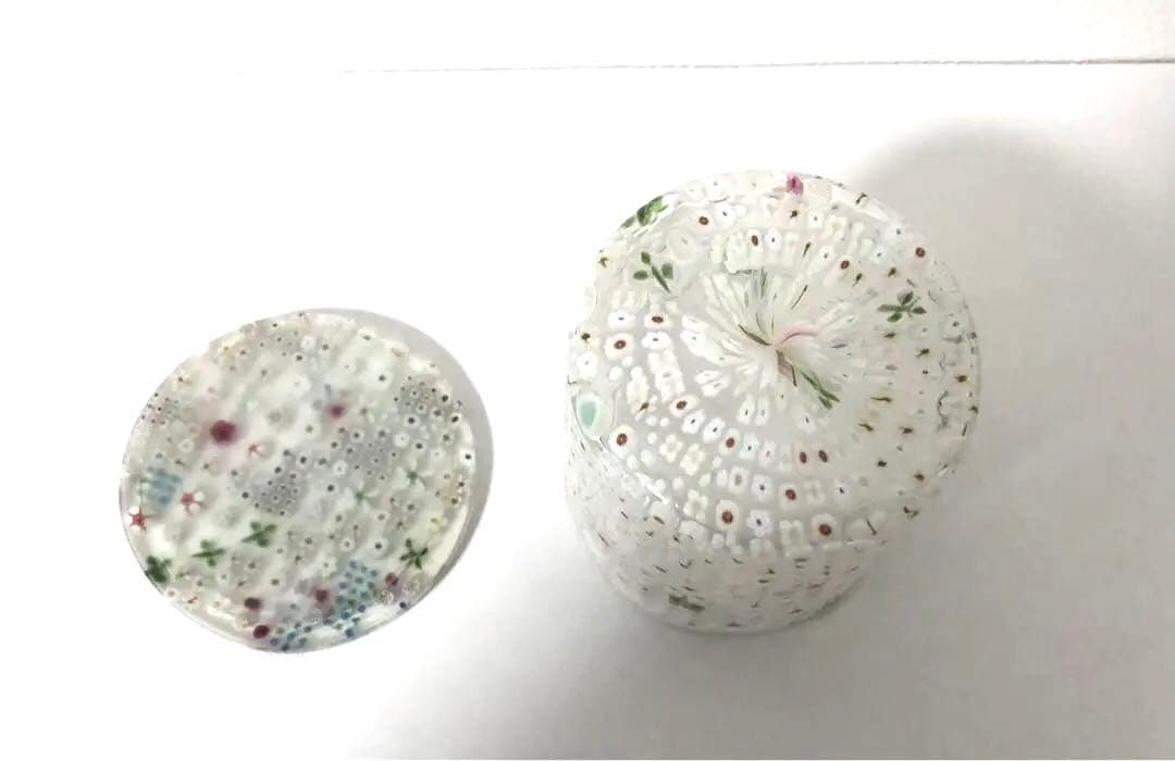 江波冨士子さん 『花の庭』蓋物