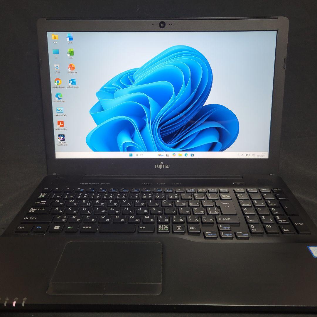 富士通 win11 LIFEBOOK SSD256GB office2021