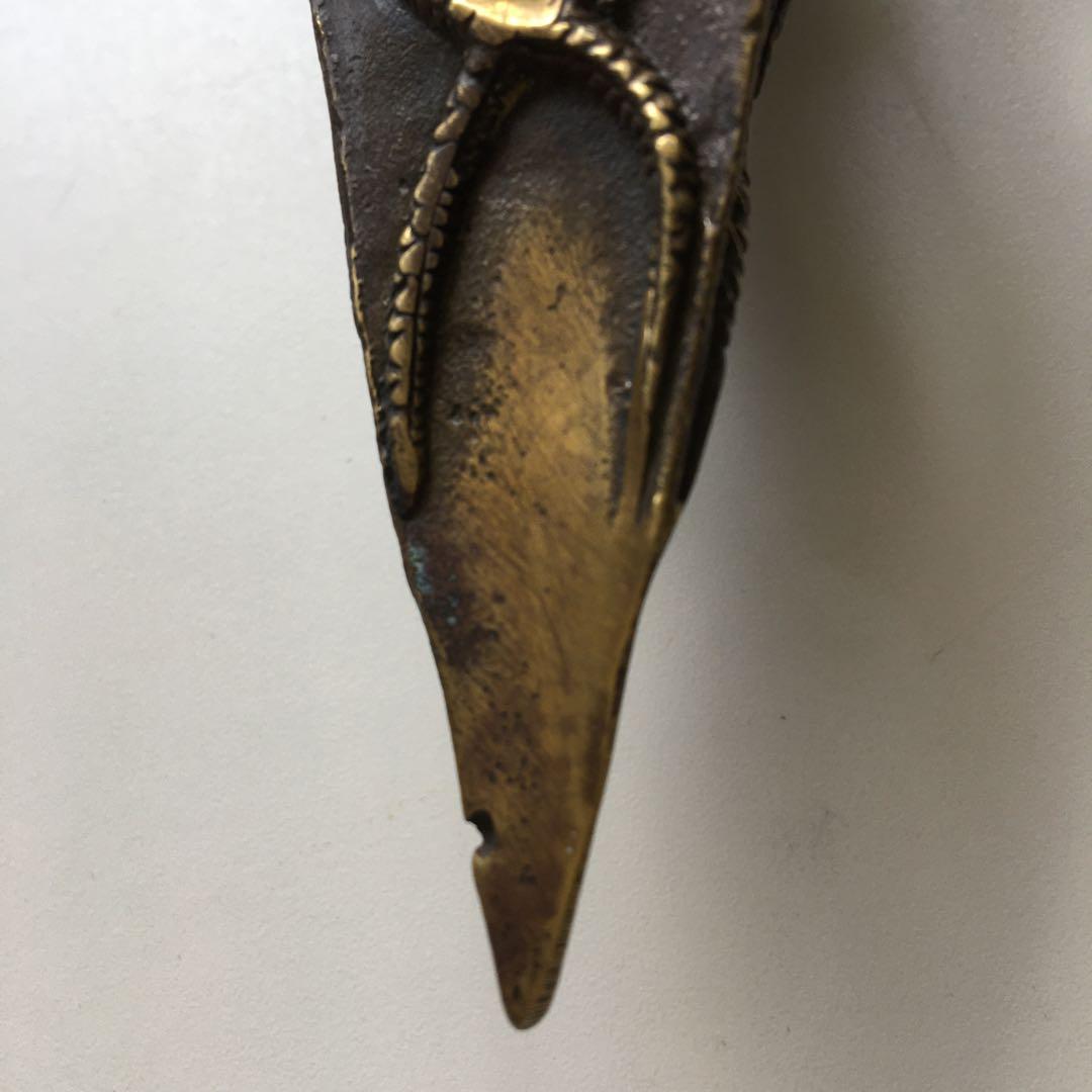 チベット密教法具 プルパ 独鈷杵 金剛厥 金剛杵 魔除け 馬頭菩薩 観音菩薩