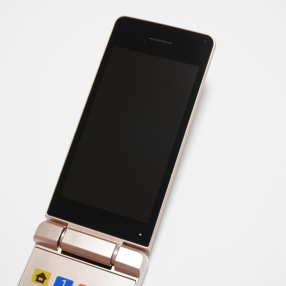 かんたん携帯10 807SH ゴールド SIMロック解除済 SD付 ソフトバンク